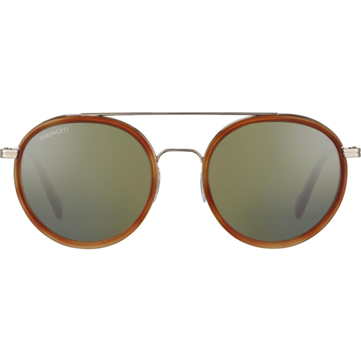 GEARY, Orange Turtoise Acetate with Light Gold Metal-Mineral Polarized 555nm Cat 3 to 3, hi-res image number null